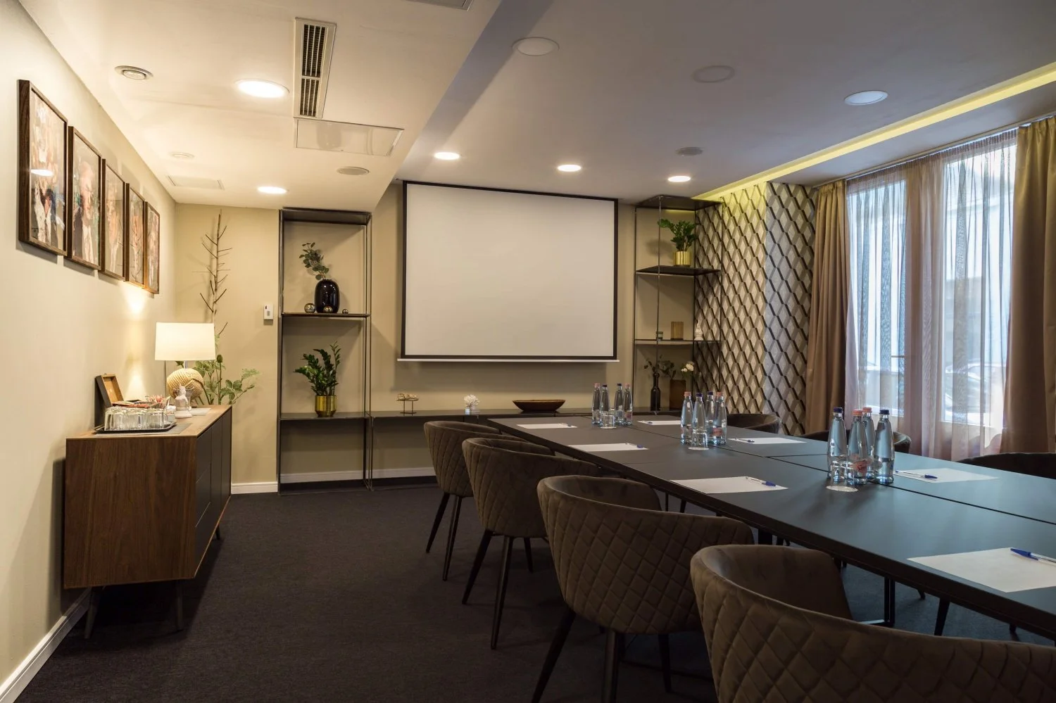 Conference seating in the Rumbach Room, Rumbachspace Budapest